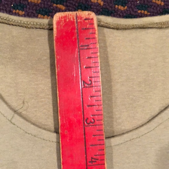 Authentic vintage Y2K 1980’s olive army green crop top - Picture 7 of 10